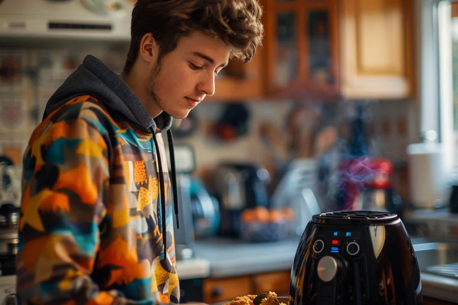 a large air fryer